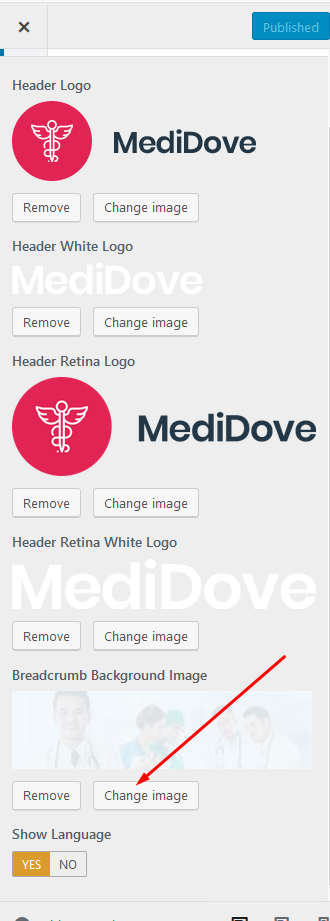 MediDove WordPress Theme Documentation